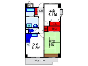 リプル豊中の物件間取画像